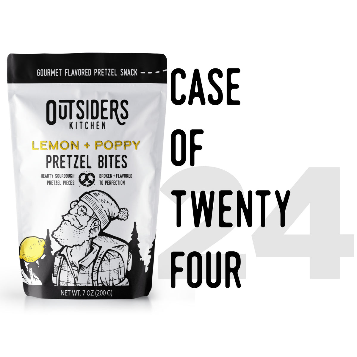 Lemon + Poppy Pretzel Bites | Case of 24 – Outsiders Kitchen