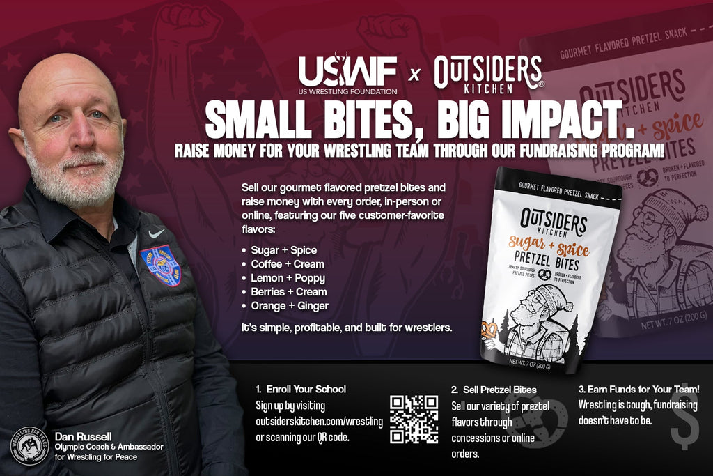 Announcing a New Fundraising Program: US Wrestling Foundation & Outsiders Kitchen Partner for Good