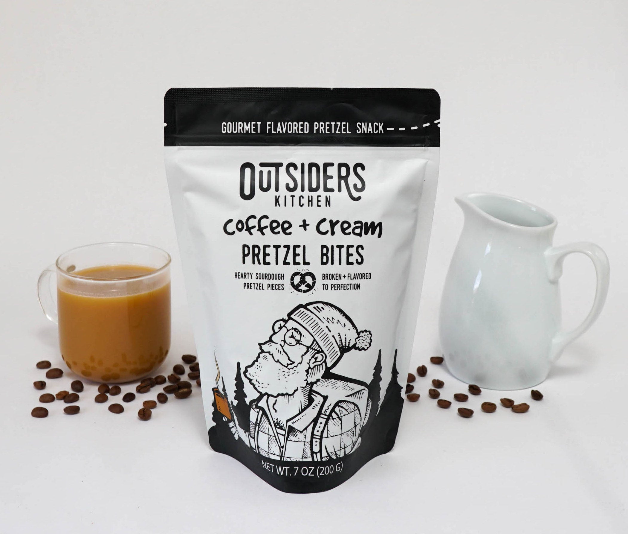 Coffee + Cream Pretzel Bites (24 Count Case of 7 oz. Bags)