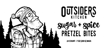 Sugar + Spice Pretzel Bites (24 Count Case of 7 oz. Bags)