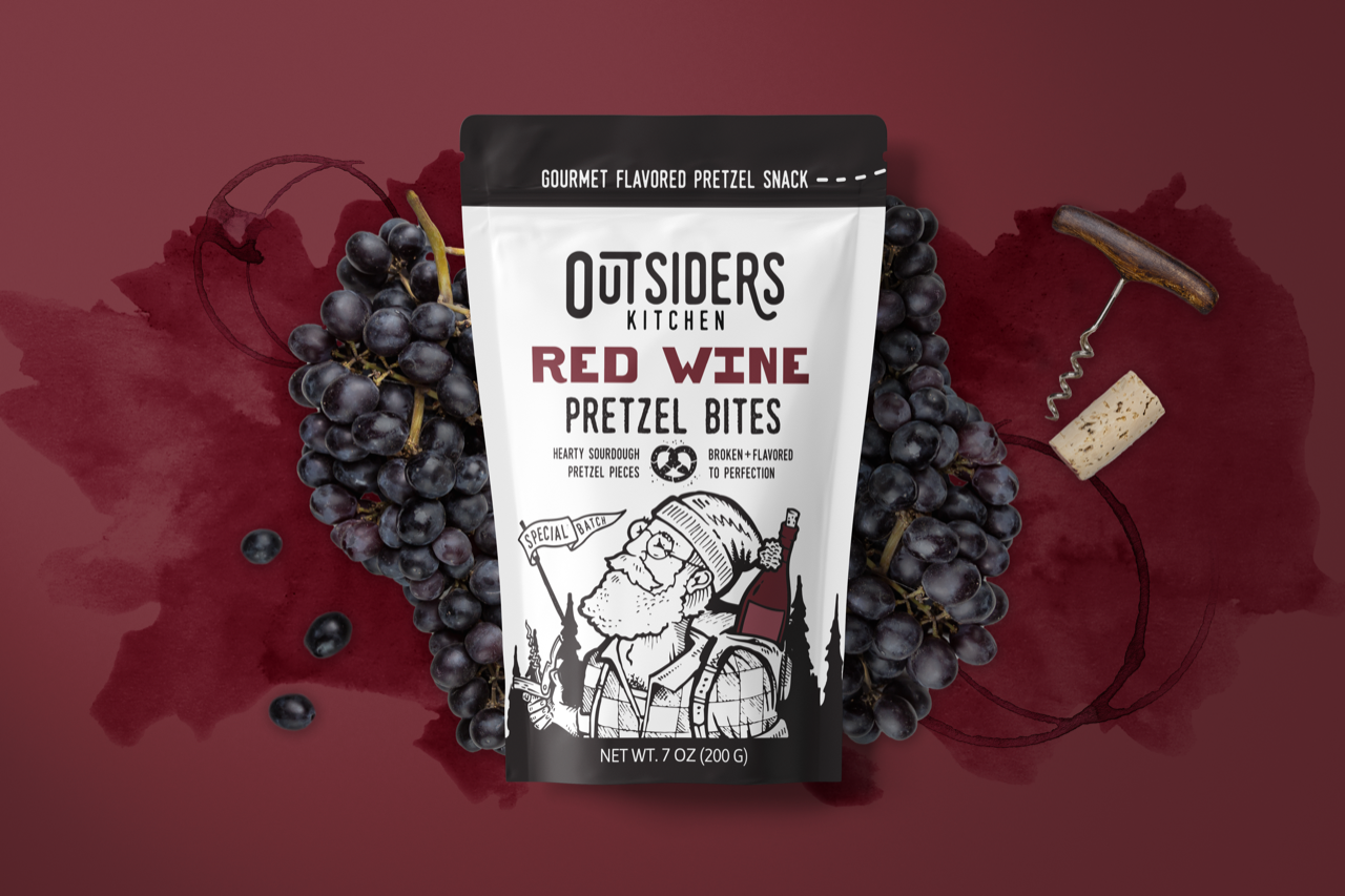 Red Wine Pretzel Bites