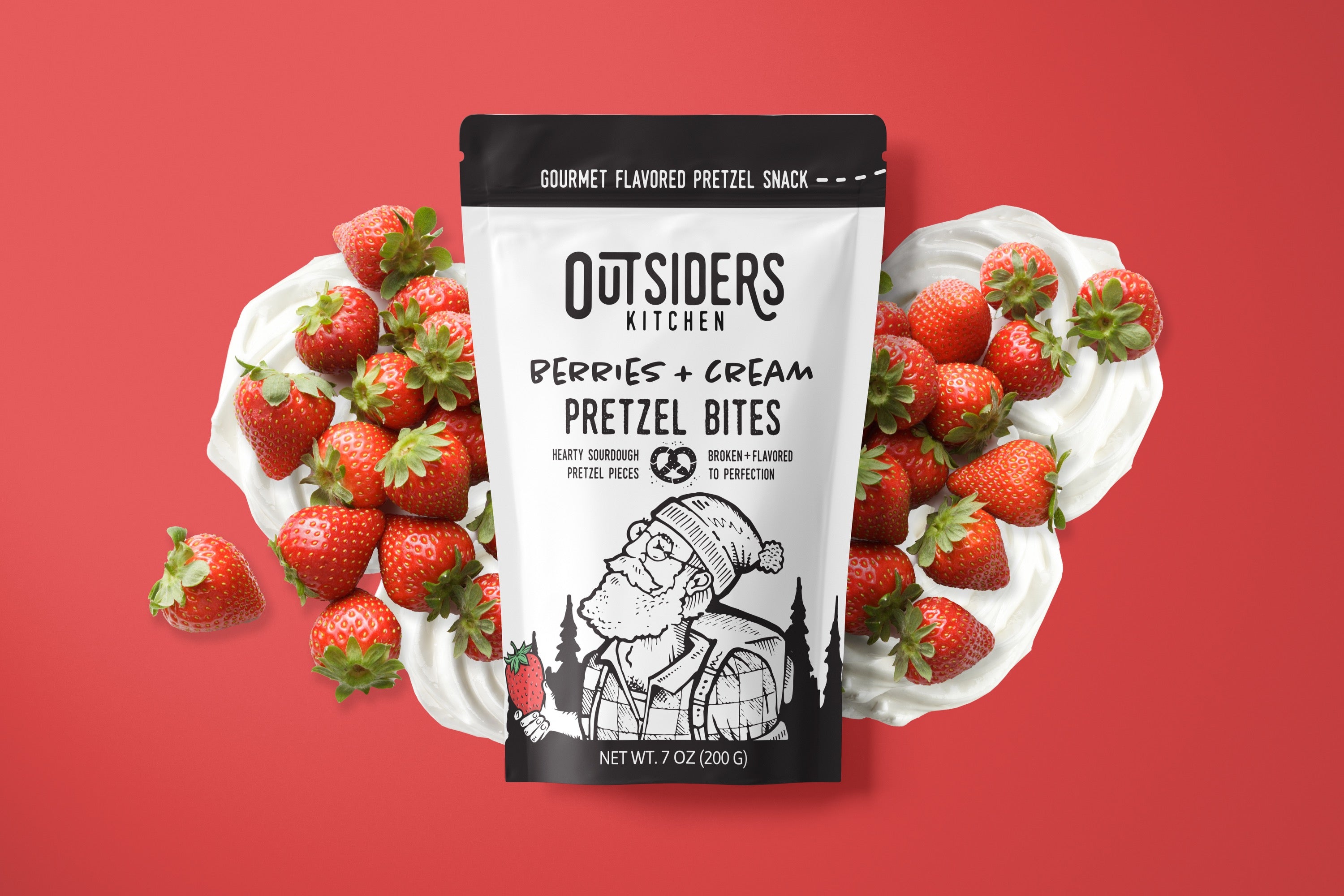 Berries + Cream Pretzel Bites